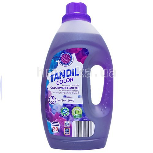 Фото Гель для прання Tandil для кольорових речей, на 20 прань, 1,1 л № 1