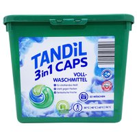Tandil капсули для прання білих речей 3 в 1 Caps, 22 шт.