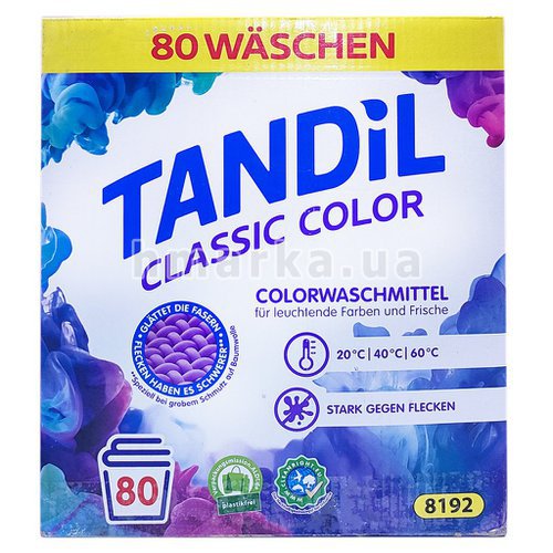 Фото Стиральный порошок Tandil Color, на 80 стирок, 5.2 кг № 4
