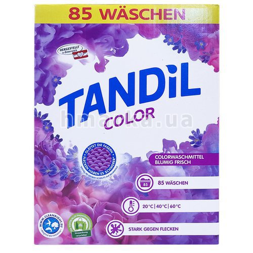 Фото Пральний порошок Tandil Color, 85 прань, 5.2 кг № 1