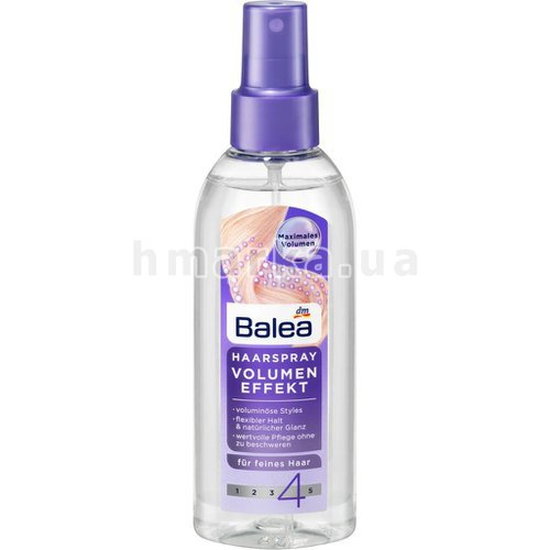 Фото Лак для волосся Balea Об'ємний ефект, 150 мл № 1
