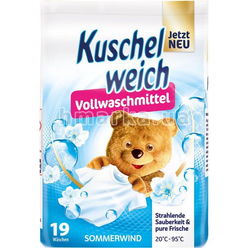 Фото М'який пральний засіб для білого одягу Kuschelweich, 19 прань,1.216 кг № 1