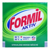 Порошок Formil Aktiv для білих речей, на 80 прань, 5.2 кг