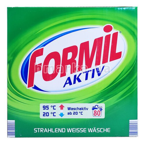 Фото Порошок Formil Aktiv для білих речей, на 80 прань, 5.2 кг № 1