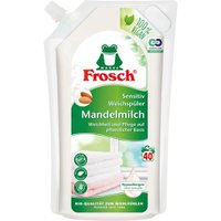 Кондиціонер для прання Frosch з мигдальним молоком, гіпоалергенний, 40 прань, 1 л