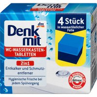 Таблетки для бачка унітазу Denkmit 2 в 1, 4 шт.