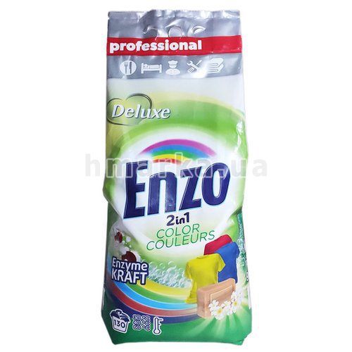 Фото Порошок для прання кольрових речей Enzo Color, 130 прань, 9.1 кг № 1
