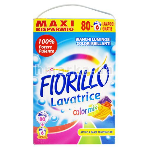 Фото Порошок для прання кольорового одягу Fiorillo Colormix на 86 прань, 6 кг № 1