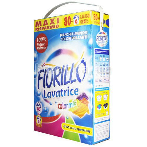 Фото Порошок для прання кольорового одягу Fiorillo Colormix на 86 прань, 6 кг № 2