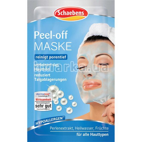 Фото Пілінг-маска для обличчя Schaebens Peel-off для чистоти шкіри, 15 мл № 1