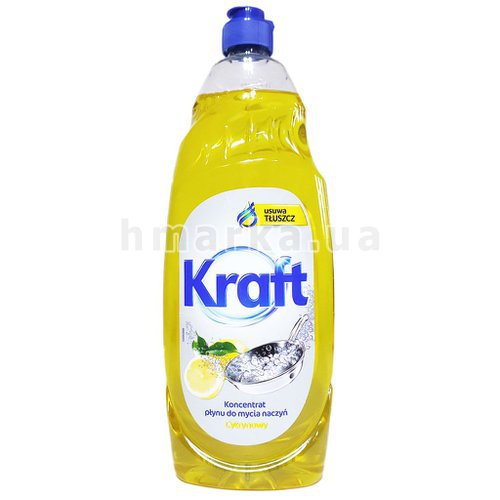 Фото Средство для мытья посуды Kraft Лимон, 850 мл № 1
