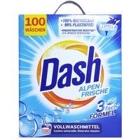 Універсальний пральний порошок Dash Alpen Frische на 100 прань, 6 кг