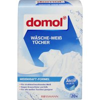 Відбілюючі серветки для прання Domol, 20 шт.