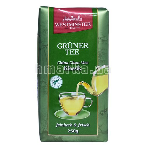 Фото Чай зелений Westminster Grüner Tea Klassik, 250 г № 1
