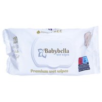Влажные детские салфетки Babylbella "Ultra Soft Premium" с клапаном, без алкоголя и парабенов, 120 шт.
