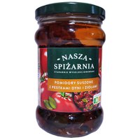 В'ялені помідори Nasza Spizarnia з гарбузовим насінням і зеленню, 270 г