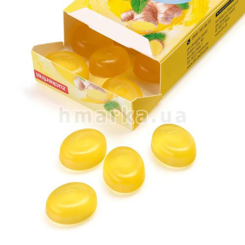 Фото Конфеты Mivolis Манго-Лемонграс с витамином С от кашля, для детей, без сахара, 75 г № 2