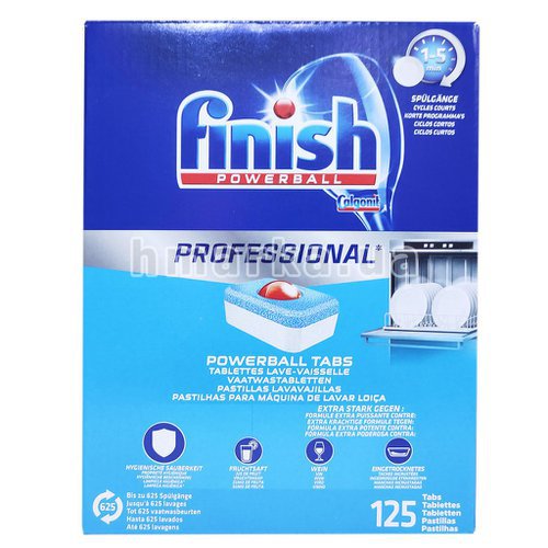 Фото Таблетки для мытья посуды в посудомоечной машине Finish Professional Calgonit, 125 шт. № 1