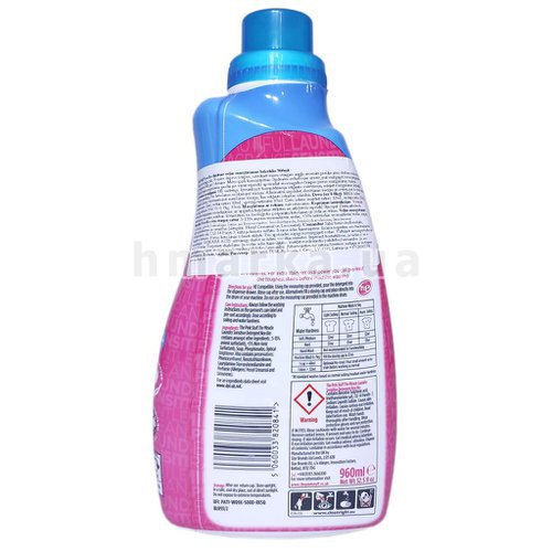 Фото Гіпоалергенний універсальний гель для прання The Pink Stuff, на 30 прань, 960 мл № 2
