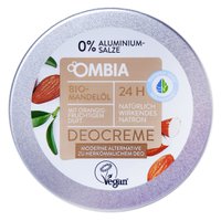 Крем-дезодорант Ombia з біо-олією Мигдалю та содою, 50 мл