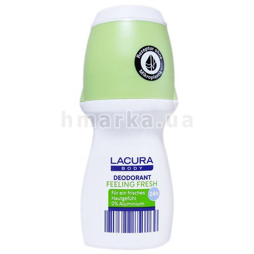 Фото Роликовый дезодорант Lacura Feeling Fresh, 0% алюминия, 50 мл № 1