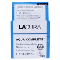 Нічний крем для обличчя LACURA  Aqua Complete 20+, 50 мл