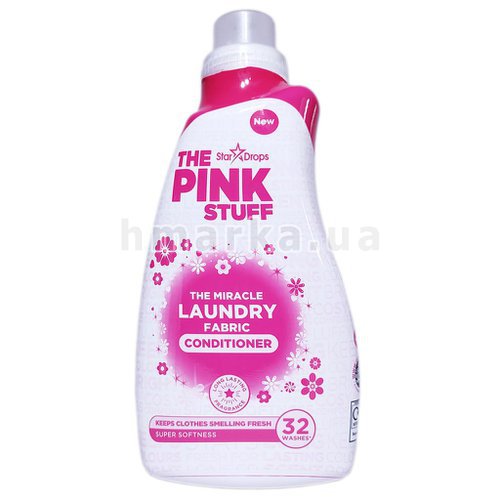 Фото Концентрований пом'якшувач для білизни The Pink Stuff, 32 прання, 960 мл № 1