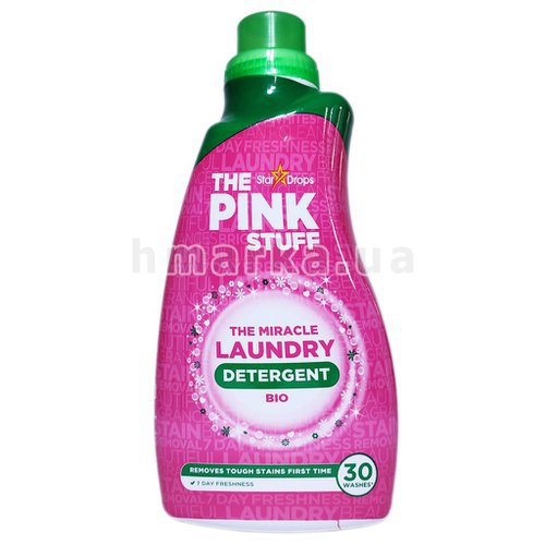 Фото Універсальний гель для прання The Pink Stuff Bio, на 30 прань, 960 мл № 1