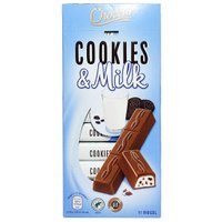 Шоколад молочний Choceur "Cookies & Milk", 200 г (11 шт. х 18,2 г)