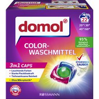 Domol капсулы для стирки цветных вещей 3 в 1, 22 шт.