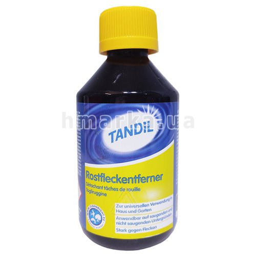 Фото Специальное средство для удаления пятен ржавчины TANDIL с разных поверхностей, 250 ml № 1
