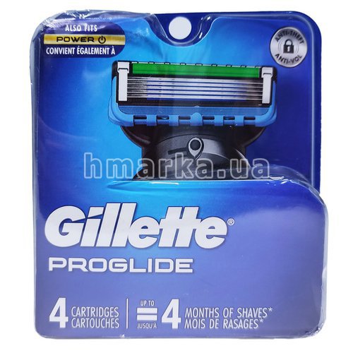 Фото Картриджи для станка Gillette Fusion Proglige, 4 шт. № 1