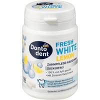 Жувальна гумка Dontodent Fresh White Лимон з ксилітом, 50 шт