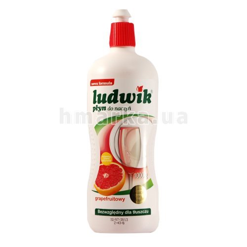 Фото Засіб для миття посуду Ludwik "Грейпфрут", 1 кг № 1