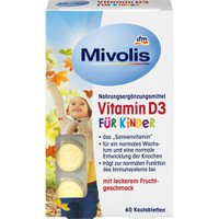 Вітамін  Mivolis D3 400 МО для дітей в таблетках, 60 шт, 51г