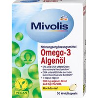 Капсули Омега-3 Mivolis з масла мікроводорості, 30 капсул