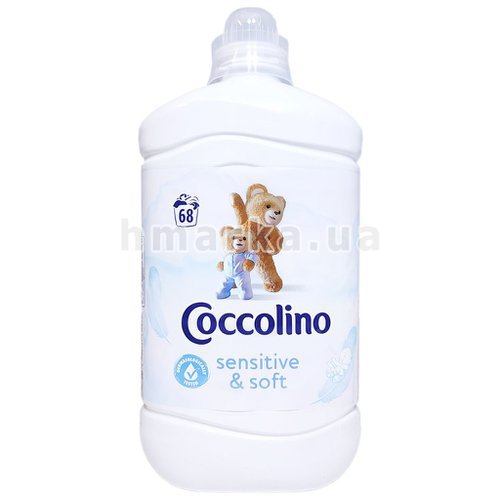 Фото Кондиціонер для прання Coccolino Sensitive Pure, на 68 прань, 1.7 л № 1