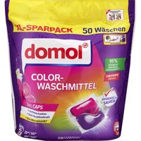 Domol капсулы для стирки цветных вещей 2в1, 50 шт.