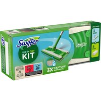 Набор для мытья полов со шваброй Swiffer Wet & Dry Kit, 1 швабра+ 8 сухих+ 3 влажных салфеток