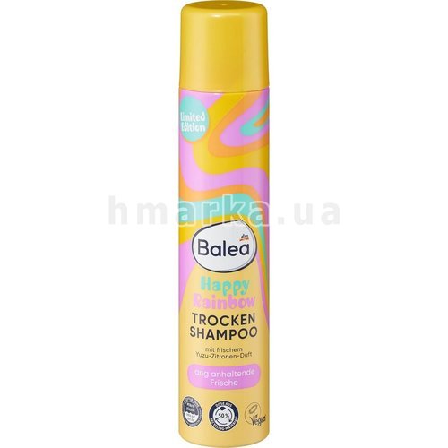 Фото Сухой шампунь для волос Balea Счастливая радуга, 200 ml № 1
