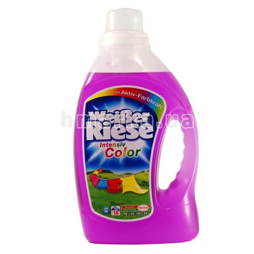 Фото Засіб для прання Weisser Riese "Intensiv Color" для кольорової білизни, 1.35 л № 1