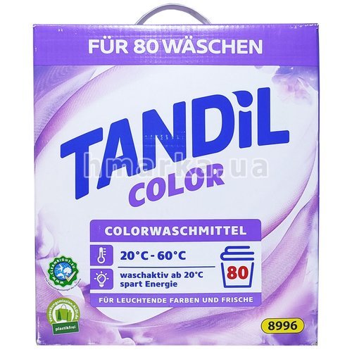 Фото Пральний порошок Tandil Color, на 80 прань, 5.2 кг № 7