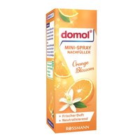 Освежитель воздуха Domol мини-спрей Апельсиновый цвет, запаска, 25 мл