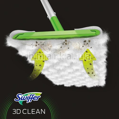 Фото Сухие тряпки Swiffer Dry 3D Clean, 14 шт № 3