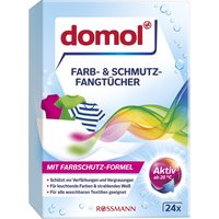 Абсорбуючі серветки Domol для збору небажаного кольору під час прання, 24 шт.