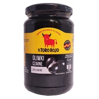 Черные оливки el Toro Rojo, без косточки, 340/160 (без жидкости) г