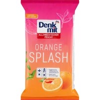 Салфетки для уборки влажные универсальные Denkmit Апельсиновый взрыв, 50 шт.