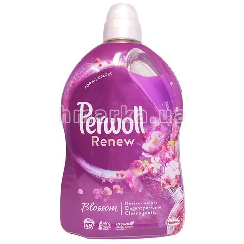 Фото Средство для стирки Perwoll Renew Blossom для цветного белья, на 48 стирок, 2880 мл № 1