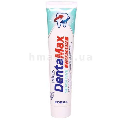Фото Зубна паста Elkos DentaMax Sensetive для чутливих зубів, 125 мл № 1