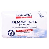 Мило  Lacura Med для сухої і чутливої шкіри з сечовиною 3% та гліцерином, 150 г